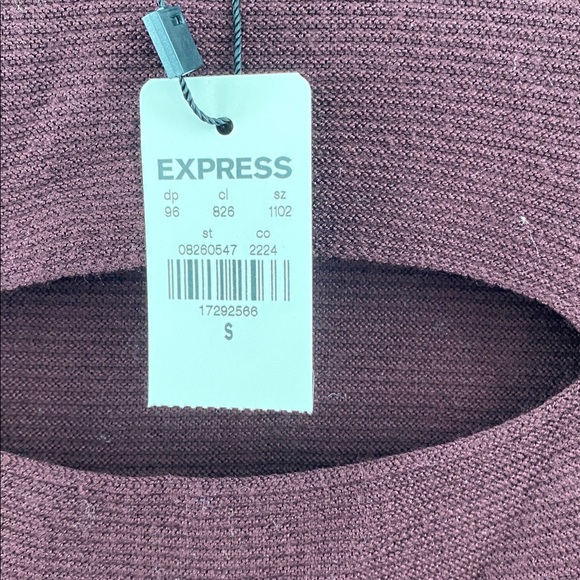 Express Cropped Sweater w/Cutouts size Small - Picture 4 of 7